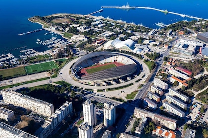 Split: Fietstocht met gids door de oude stad met Poljud Stadion