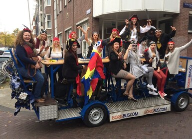 Amsterdam: Proseccobike Bubbels rundtur i Amsterdam
