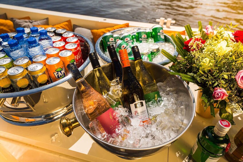 Picture 1 for Activity Amsterdam: Private Cruise with Drinks & Optional Snacks