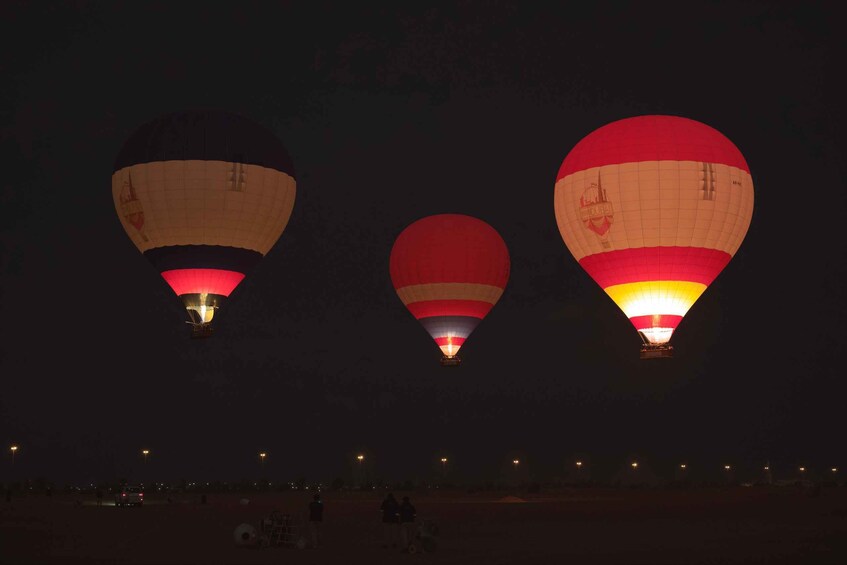 Picture 2 for Activity Dubai: Hot Air Balloon Ride with Camel Ride & Falcon Show