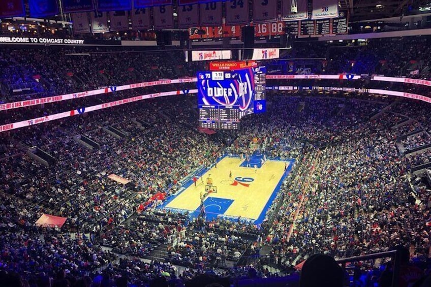 Philadelphia 76ers Basketball Game Ticket at Wells Fargo Center