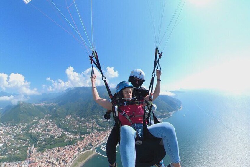 Tandem paraglider Amalfi Coast Monte Faito