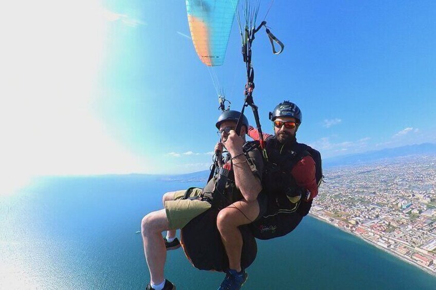 Tandem paraglider Amalfi Coast Monte Faito