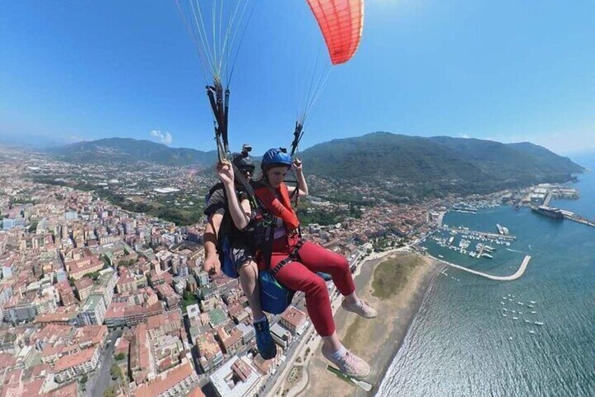 Tandem paraglider Amalfi Coast Monte Faito