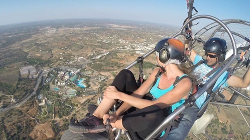 Albufeira : Vol en parapente au coucher du soleil