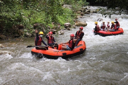 Rainforest Day Trip with Cave, Rafting, quad bike & Lunch