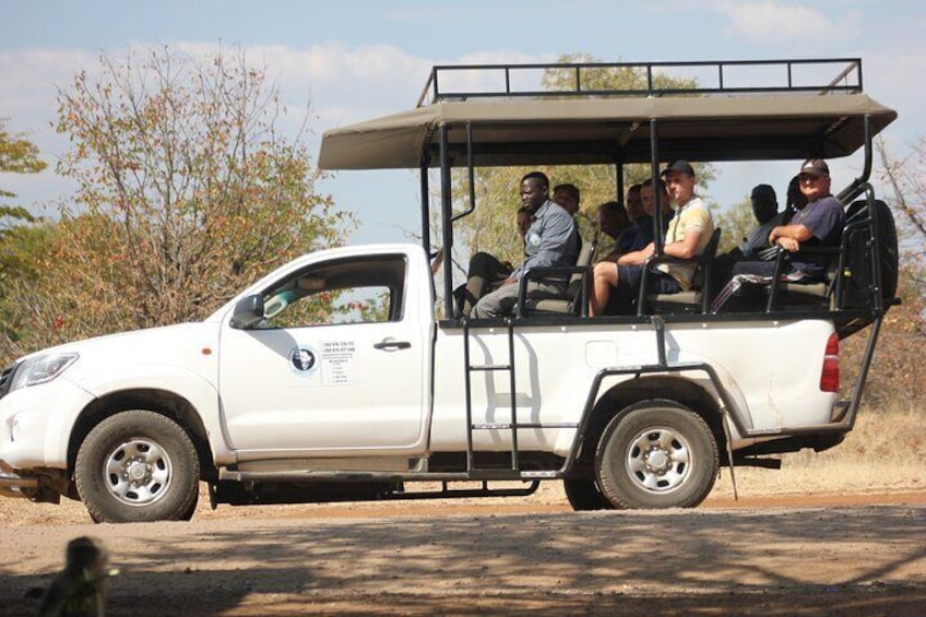 Game Drive and White Rhino Walking Safari in Livingstone
