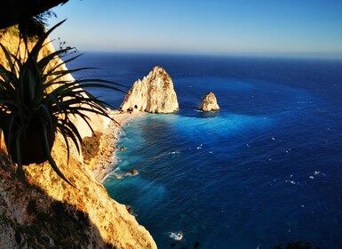 Romantic Sunset in Zakynthos with Keri Myzithres Viewpoint