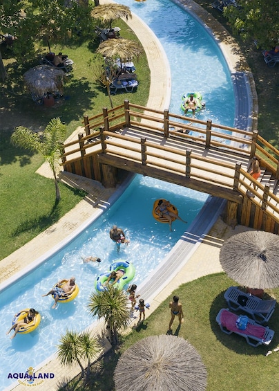 Aqualand water adventure park with Transportation