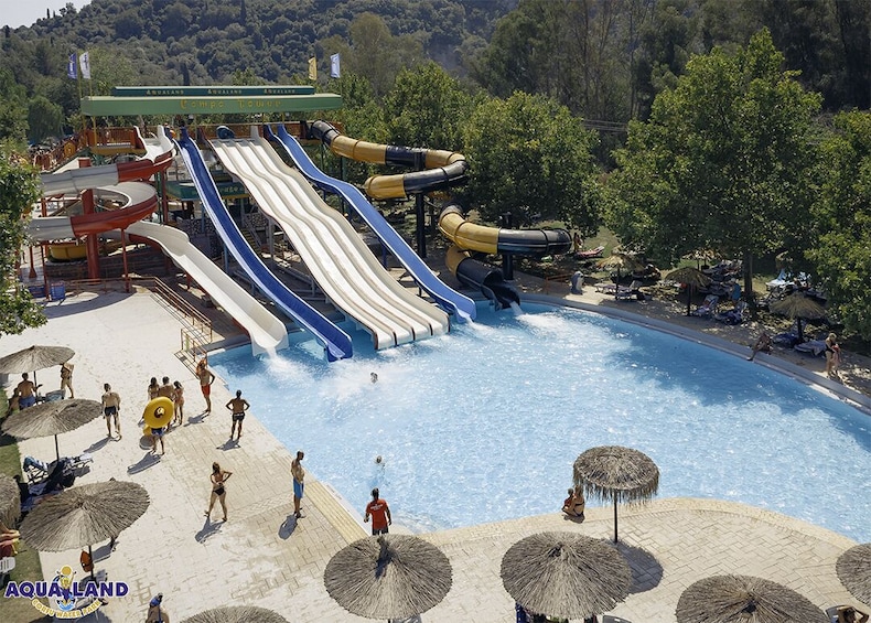 Aqualand water adventure park with Transportation