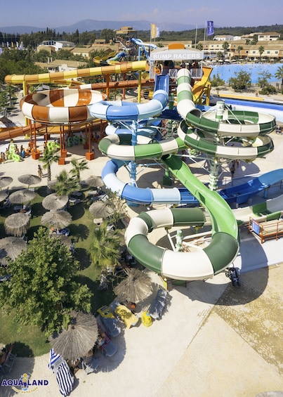 Aqualand water adventure park with Transportation