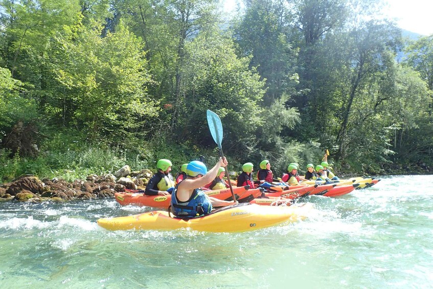 Picture 9 for Activity Bovec: Half-Day Kayaking Trip Down the Soča