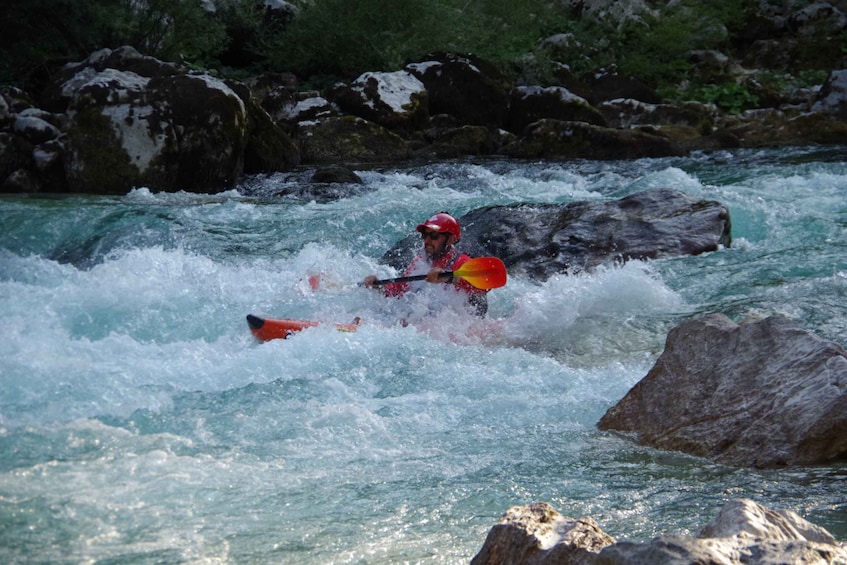 Picture 17 for Activity Bovec: Half-Day Kayaking Trip Down the Soča