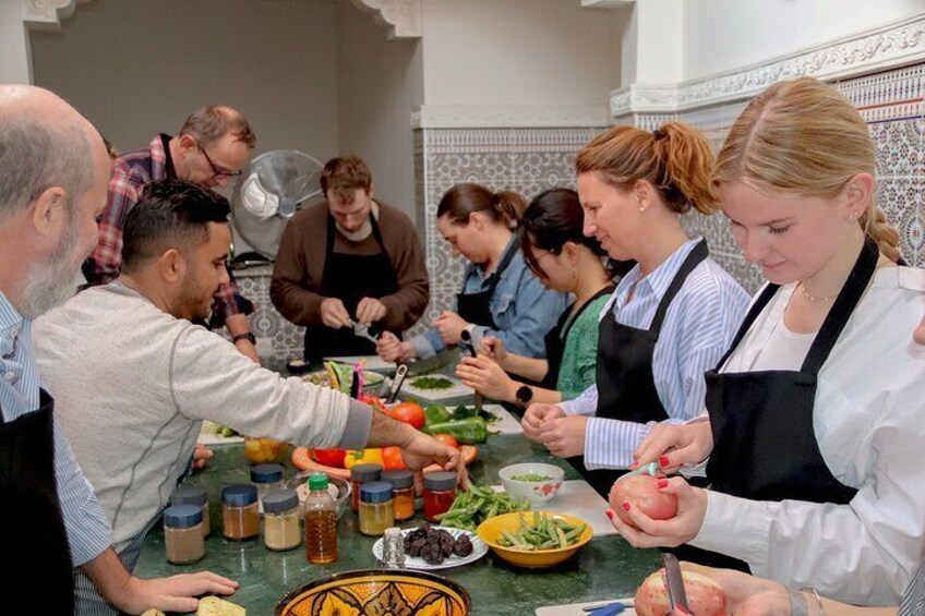 working as one team to make different tagines