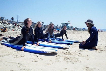 2 Hour Private Group Surf Lessons in Hermosa Beach