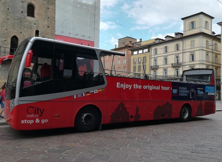 Picture 3 for Activity Bologna: Red Bus City Tour and Local Food Tasting