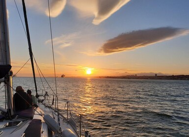 Lisboa: crucero en barco de día, tarde o atardecer con vino