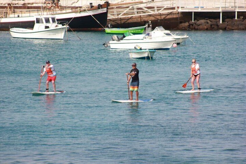 Stand Up Paddle Boarding Lesson in Playa Flamingo