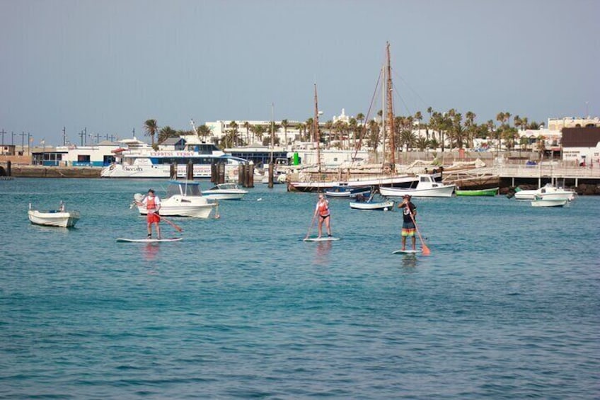 Stand Up Paddle Boarding Lesson in Playa Flamingo
