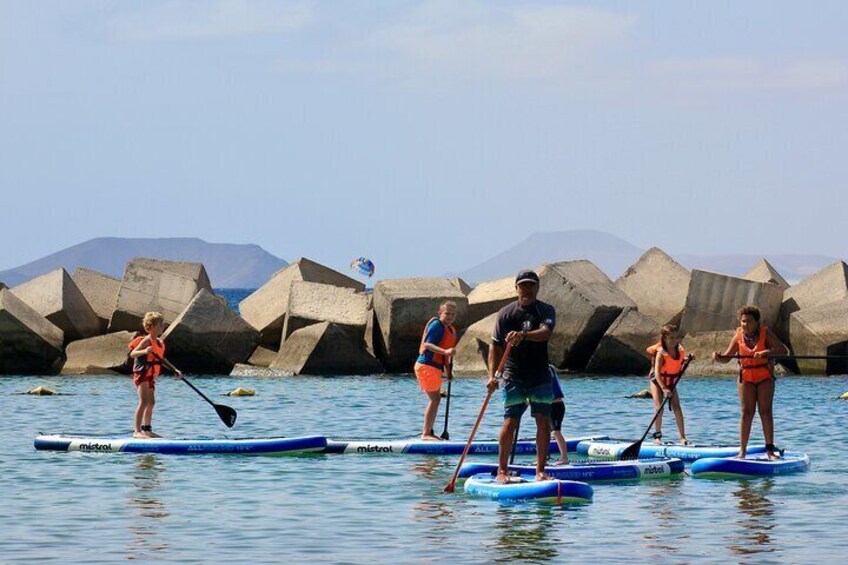 Stand Up Paddle Boarding Lesson in Playa Flamingo