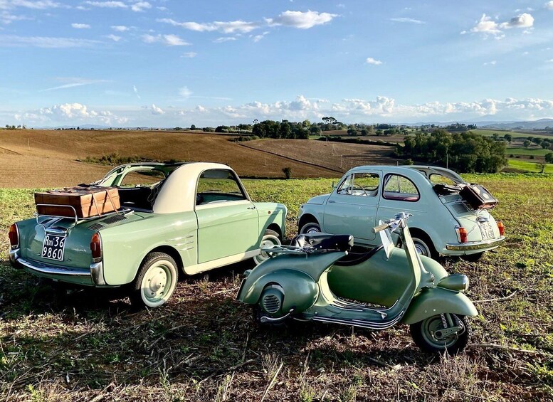 Arezzo and Province: Drive Vintage Vehicle with Audio Guide