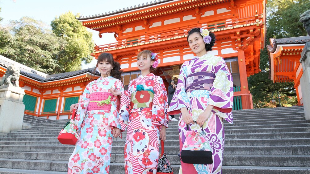 View of the Kyoto Kimono Wearing Experience