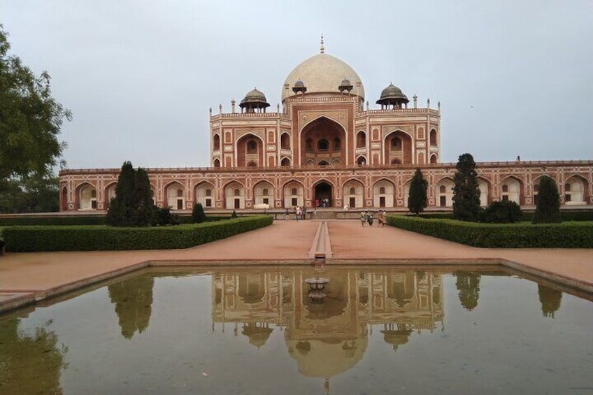 Humayun Tomb Reflection in Water 