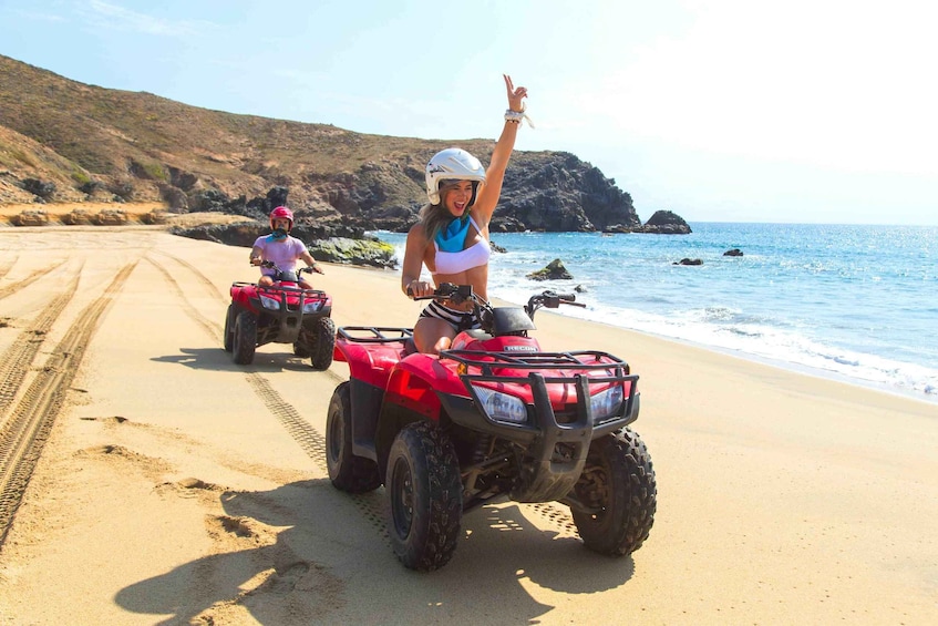 Cabo San Lucas: Beach & Desert ATV Tour with Tequila Tasting