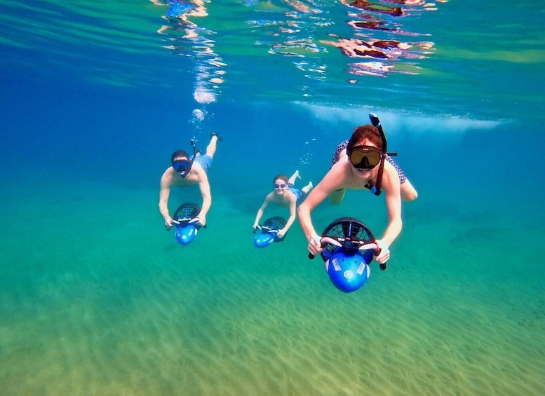 Wailea Beach: Guided Sea Scooter Snorkeling Tour