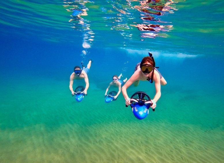 Wailea Beach: Guided Sea Scooter Snorkeling Tour