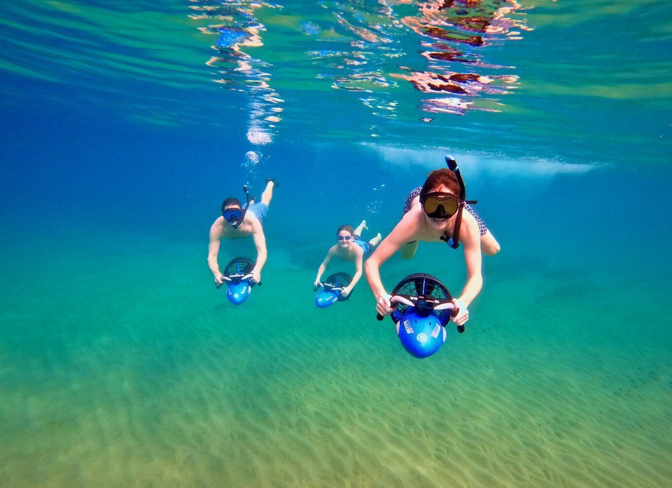 Wailea Beach: Guided Sea Scooter Snorkeling Tour