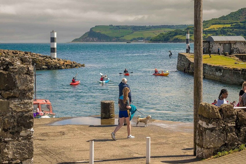 Picture 1 for Activity From Belfast: Full-Day Giants Causeway Land and Boat Tour