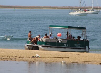 From Faro: 2-Island, 2-Stop Ria Formosa Catamaran Tour