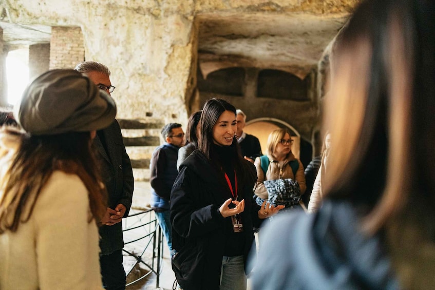 Picture 2 for Activity Naples: Catacombs of San Gennaro Entry Ticket & Guided Tour