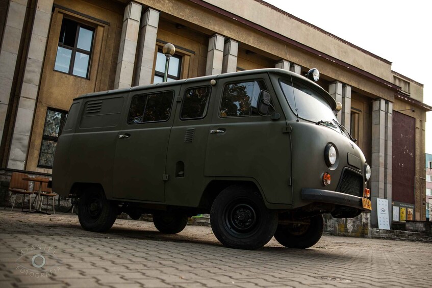 Picture 3 for Activity Krakow: Nowa Huta Guided Tour in Vintage Car