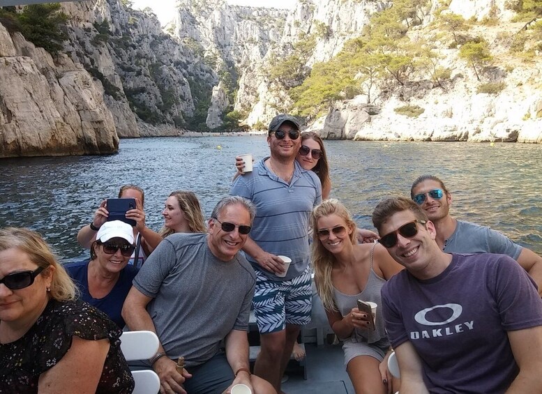 Picture 1 for Activity Marseille: Day Boat Ride in the Calanques with Wine Tasting