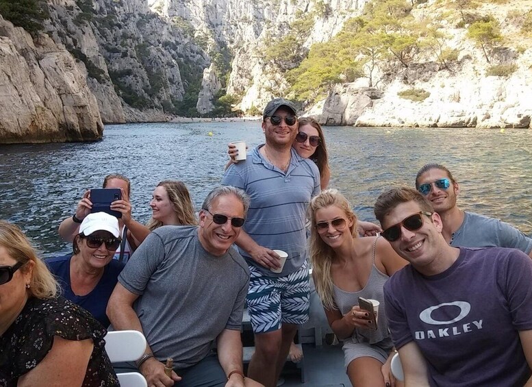 Picture 1 for Activity Marseille: Day Boat Ride in the Calanques with Wine Tasting