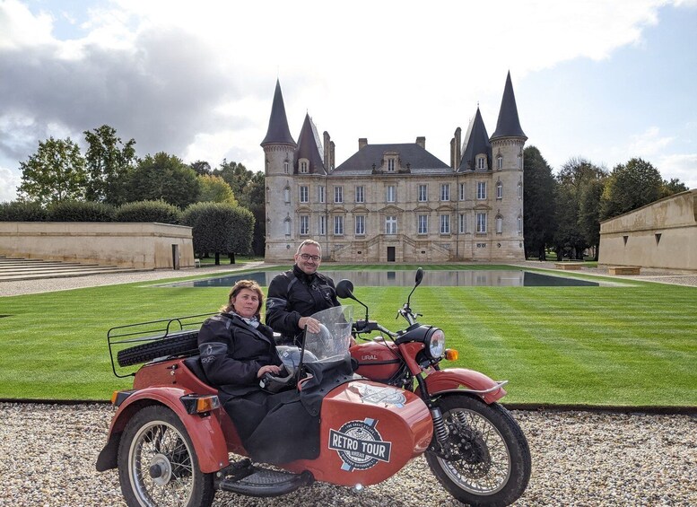 Picture 13 for Activity From Bordeaux: Médoc Vineyard and Chateau Tour by Sidecar