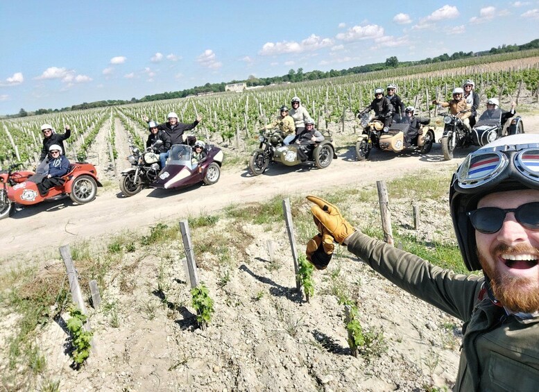 Picture 11 for Activity From Bordeaux: Médoc Vineyard and Chateau Tour by Sidecar