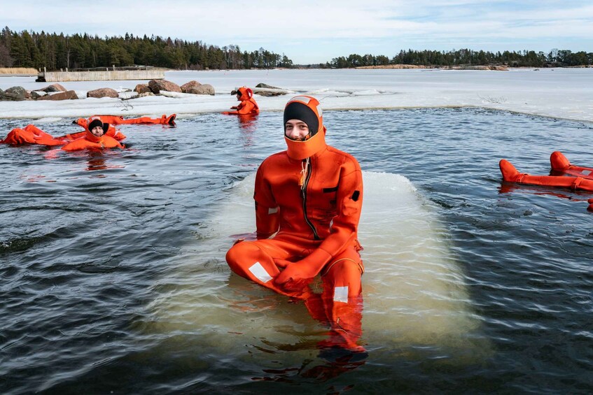 Picture 2 for Activity Helsinki: Floating Experience in a Survival Suit