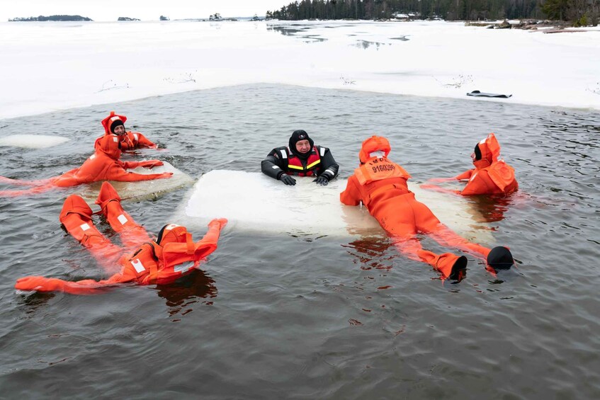 Picture 4 for Activity Helsinki: Floating Experience in a Survival Suit