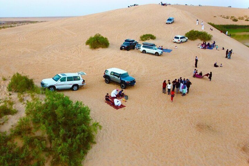 Private Tour to the Yellow Lake and Sand Dunes 