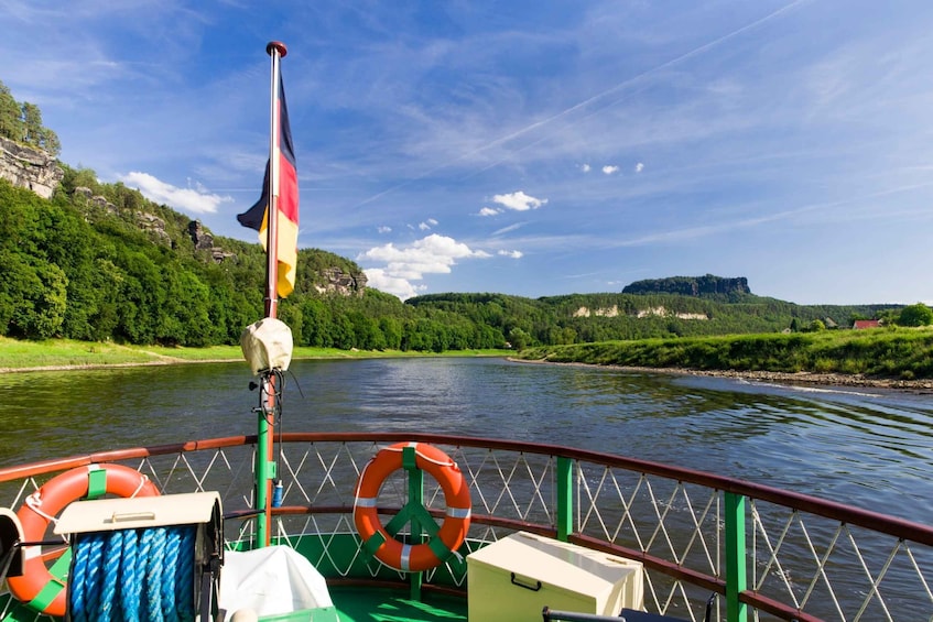 Picture 1 for Activity Bad Schandau: 1.5-Hour Saxon Switzerland Paddle Steamer Tour