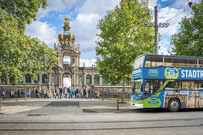 Picture 1 for Activity Dresden: 1-Day Hop-On Hop-Off Bus & Fortress Xperience