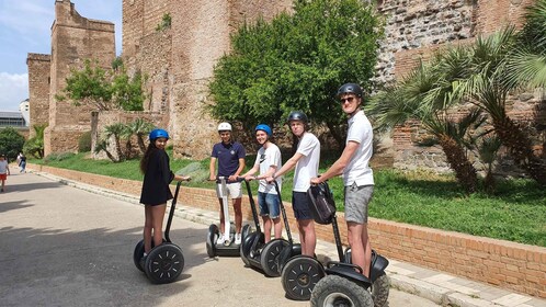 Málaga: Geführte Segway-Tour zur Burg Gibralfaro