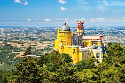 Von Lissabon aus: Ganztägige geführte E-Bike-Tour von Sintra nach Cascais