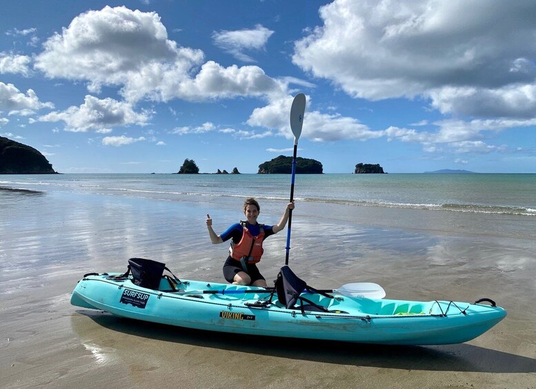 Picture 4 for Activity Whangamata: Donut Island Guided Kayaking Experience