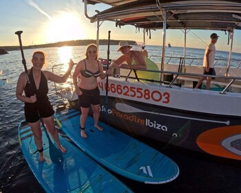 Ibiza: Paddlesurf and Snorkeling Boat Trip