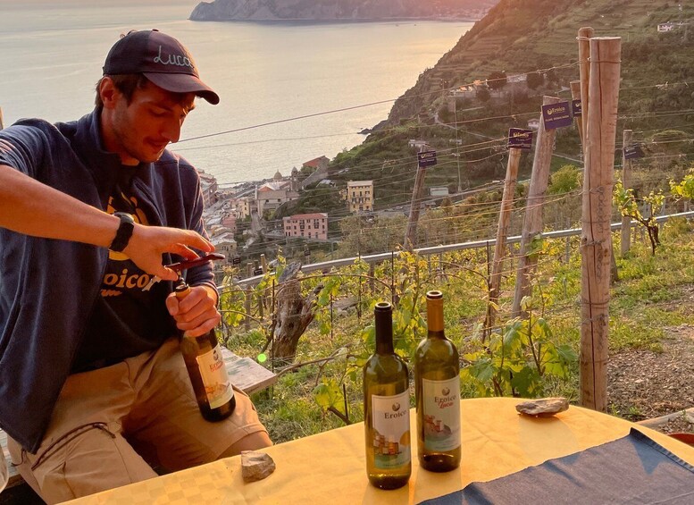 Vernazza: Panoramic Vineyard Trekking Tour w/ Wine Tasting