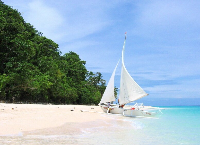 Picture 3 for Activity Boracay: Private Traditional Bamboo Boat Sailing Tour